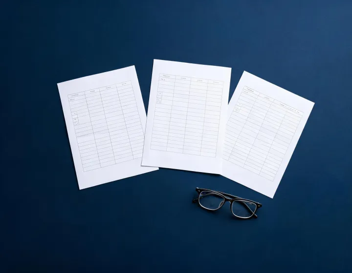Side-by-side factory quote sheets for non prescription progressive glasses